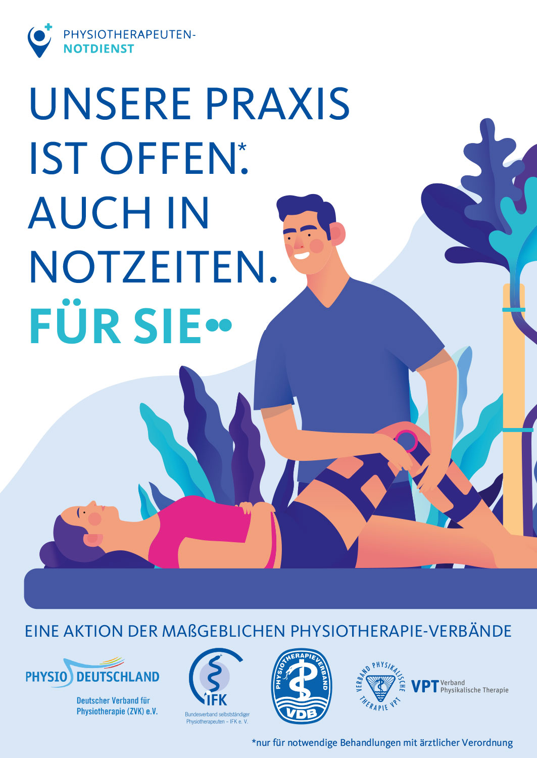 Unsere Praxis ist offen.